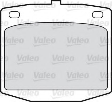 VALEO 551641 Brake Pad Set, disc brake